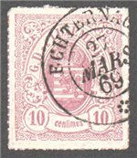 Luxembourg Scott 19a Used
